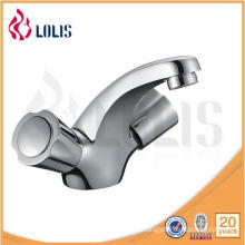 Chrome double handle health faucet wash basin water tap